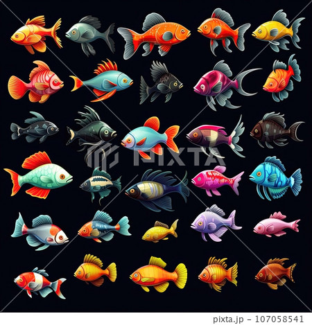 reef fish aquarium ai generated ai generated 107058541