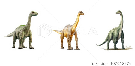 extinct brachiosaurus animal ai generated 107058576