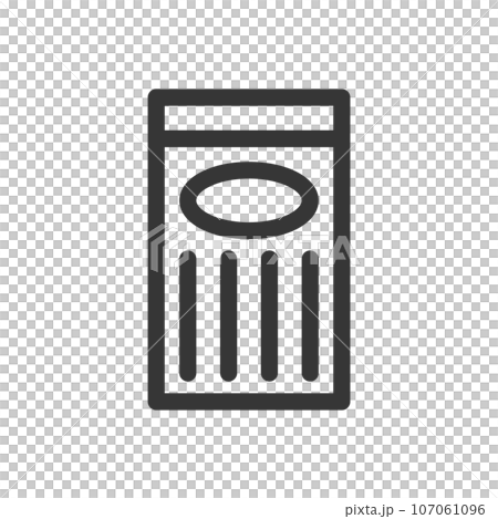 Line drawing stationery single item icon Shear core 107061096