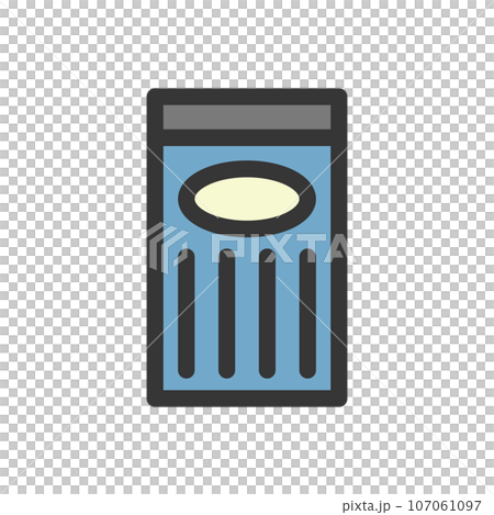 Color stationery single item icon Shear core 107061097