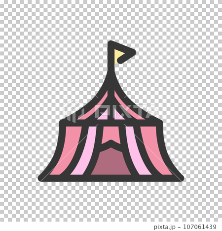彩色遊樂園單項圖示馬戲團 107061439