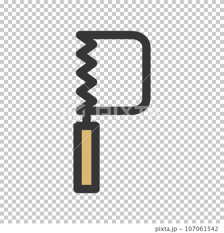 Single item icon of color tools Jig saw Single item icon of color tools Jig saw 107061542