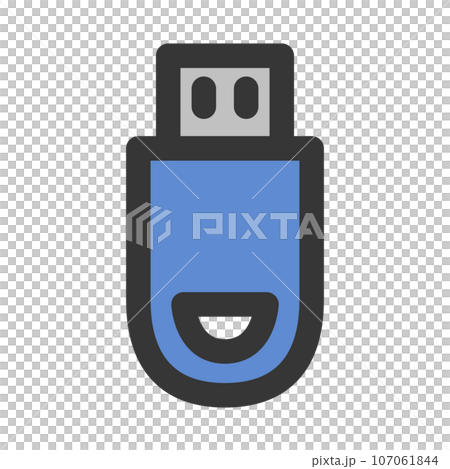 顏色簡單的業務單項圖示 USB 記憶體 顏色簡單的業務單項圖示 USB 記憶體 107061844