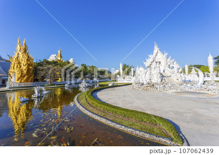 White Temple - Wat Rong Khun in Chiang Rai at Thailand. 107062439
