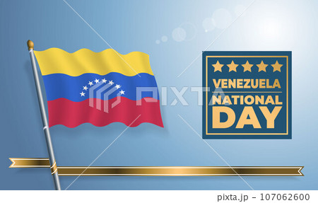 Venezuela National Day, celebration template banner 107062600