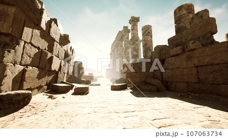 Ruines of Amun temple in Soleb Ruines of Amun temple in Soleb 107063734
