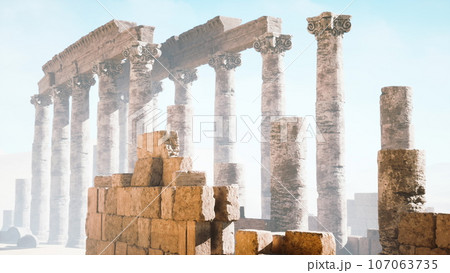 Ruins of ancient city of Palmyra Ruins of ancient city of Palmyra 107063735