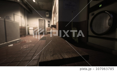 aged and worn vintage wash and dry laundromat aged and worn vintage wash and dry laundromat 107063785