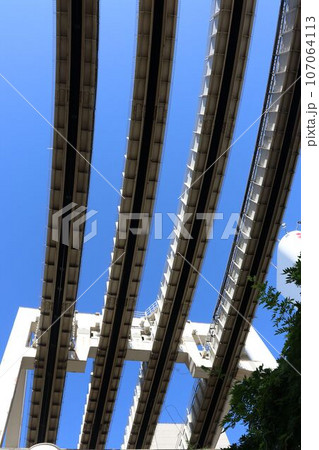 千葉都市モノレールの軌道桁 千葉都市モノレールの軌道桁 107064113