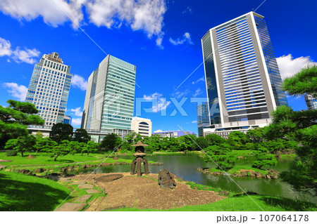 【東京都】晴天の旧芝離宮恩賜庭園 107064178