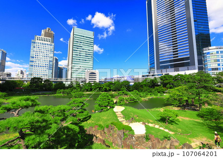 【東京都】晴天の旧芝離宮恩賜庭園 【東京都】晴天の旧芝離宮恩賜庭園 107064201