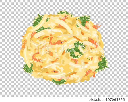 海老と野菜のかき揚げのイラスト 海老と野菜のかき揚げのイラスト 107065226