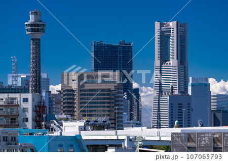 《神奈川県》横浜都市風景・スカイライン 《神奈川県》横浜都市風景・スカイライン 107065793