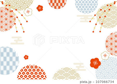 お正月 年賀状 背景 キャンペーン SALE フレーム お正月 年賀状 背景 キャンペーン SALE フレーム 107066734