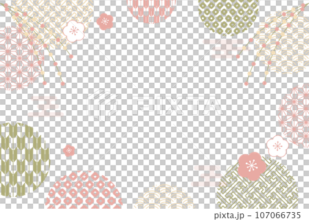 お正月 年賀状 背景 キャンペーン SALE 107066735