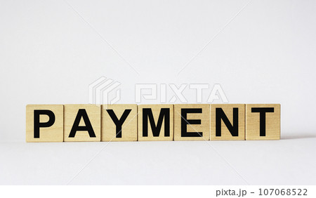Wooden blocks with the text Wooden blocks with the text 107068522