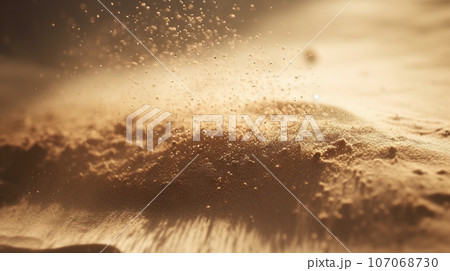 Dust rays background. God rays in the textured air. Generated AI Dust rays background. God rays in the textured air. Generated AI 107068730