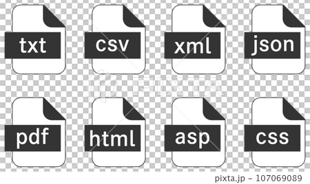 Text related file icon black Text related file icon black 107069089