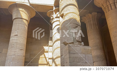 Temple of Isis at Philae Island in Aswan, Egypt Temple of Isis at Philae Island in Aswan, Egypt 107071074