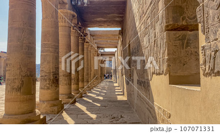 Temple of Isis at Philae Island in Aswan, Egypt Temple of Isis at Philae Island in Aswan, Egypt 107071331