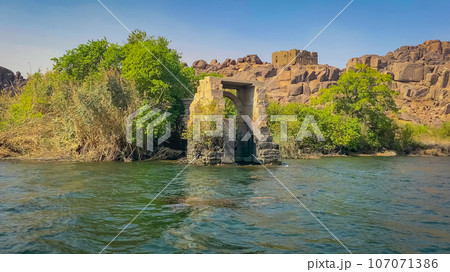 Temple of Isis at Philae Island in Aswan, Egypt Temple of Isis at Philae Island in Aswan, Egypt 107071386