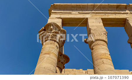 Temple of Isis at Philae Island in Aswan, Egypt 107071390