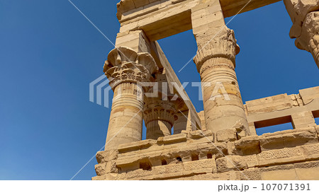 Temple of Isis at Philae Island in Aswan, Egypt 107071391