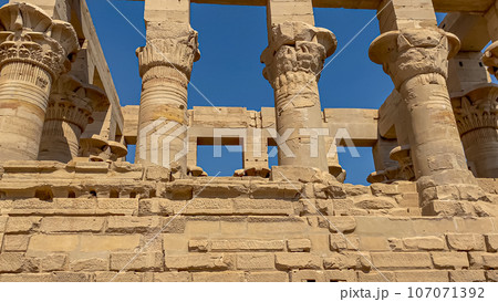 Temple of Isis at Philae Island in Aswan, Egypt 107071392