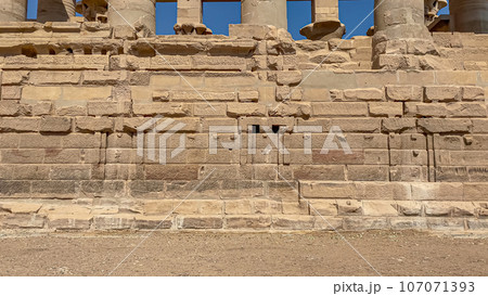 Temple of Isis at Philae Island in Aswan, Egypt 107071393