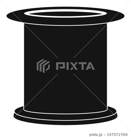 Female condom icon. Simple illustration of female condom vector icon for web design isolated on white background 107072560