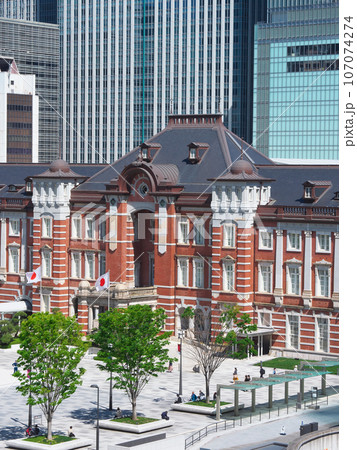 【東京都・2021年4月】 東京駅 都市景観 【東京都・2021年4月】 東京駅 都市景観 107074274