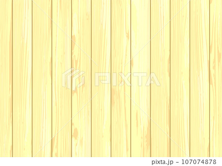 木の板の背景素材 木目 ベージュ ベクター A4 横位置 木の板の背景素材 木目 ベージュ ベクター A4 横位置 107074878