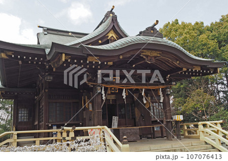 東沼神社の拝殿【埼玉県川口市】 東沼神社の拝殿【埼玉県川口市】 107076413