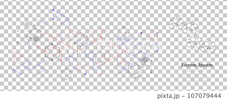 geometry abstract hexagon science background transparent geometry abstract hexagon science background transparent 107079444