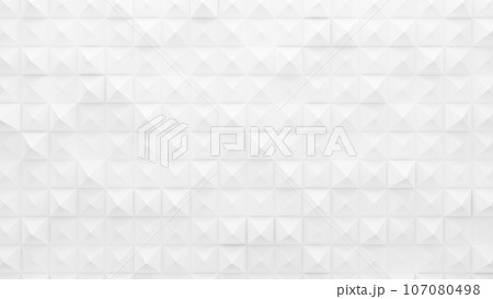 16:9｜モノトーンの幾何学模様の背景素材 107080498