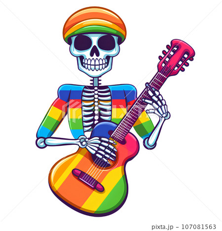 skeleton, rainbow, human, skull, halloween, fun, anatomy, color, concept, swirl, sweet, spooky, spiral, symbol, snack, treat, bright, sugar, stick, scary, death, candy, lollipop, childhood, dead,  107081563