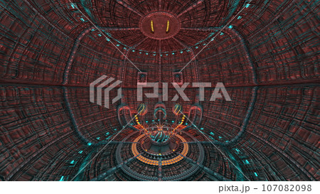 宇宙船内の検査室 107082098