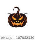 ハロウィンのかぼちゃAI 107082380