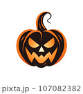 ハロウィンのかぼちゃAI 107082382
