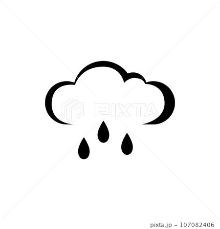 rain icon vektor illustration design 107082406