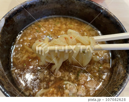 手揉み麺のつけ麺 107082628