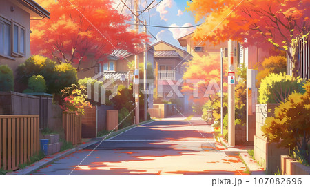 住宅街の風景 住宅街の風景 107082696