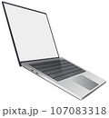 ノートパソコンのイメージイラスト 107083318