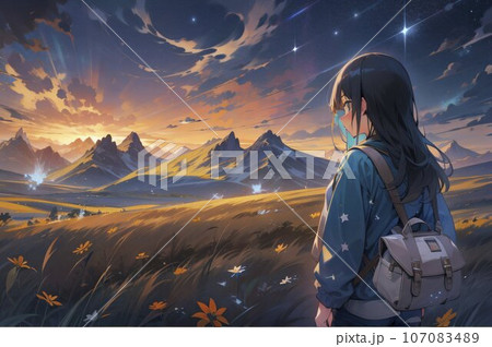 星降る夜の旅路 107083489