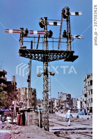 40年前のエジプトの観光鉄道 107083626