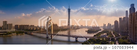 Landscape in guangzhou city  ,China  107083944