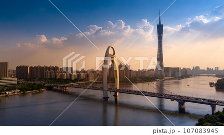 Landscape in guangzhou city  ,China  107083945