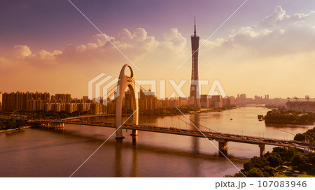 Landscape in guangzhou city  ,China  107083946