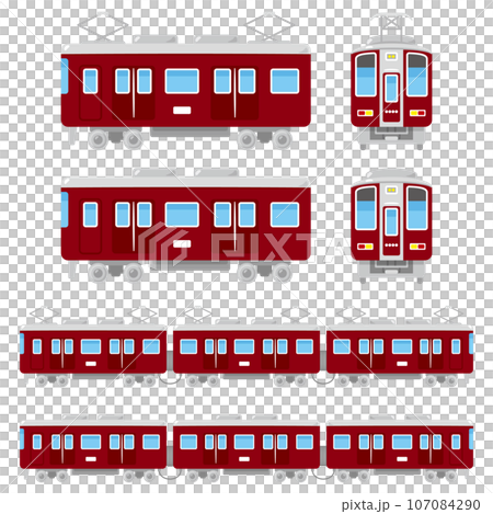 Train engine set Train engine set 107084290