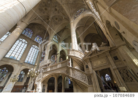 Saint Etienne du mont church, Paris, France Saint Etienne du mont church, Paris, France 107084689